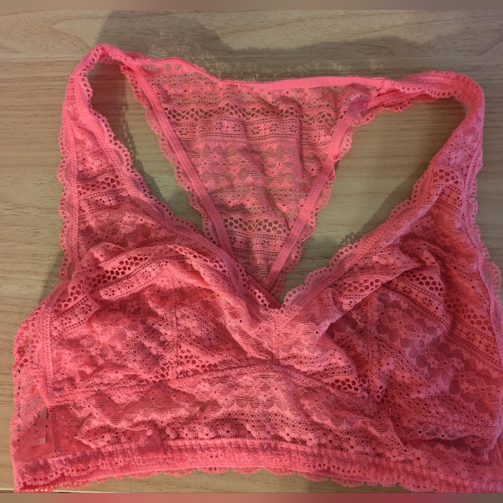 NWT Vintage Victoria's Secret Bralette Hot Pink Size M